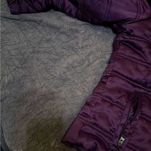 Rothschild Girls Purple Faux Fur Hood Puffer Coat 10/12 Obscure Rare 2013 NWOT - Picture 6 of 16